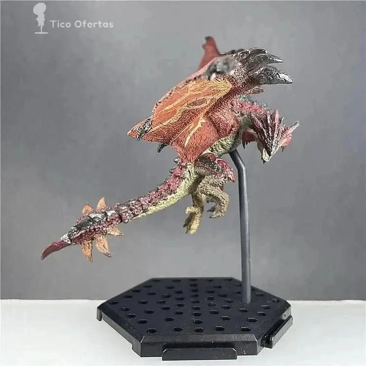 Caja de Monstruos Monster Hunter CFB - Huevo de Dragón de Hielo, Velociraptor, Lobo de Trueno Blanco, León Dorado y Explosión de Fuego | Coleccionable en Costa Rica