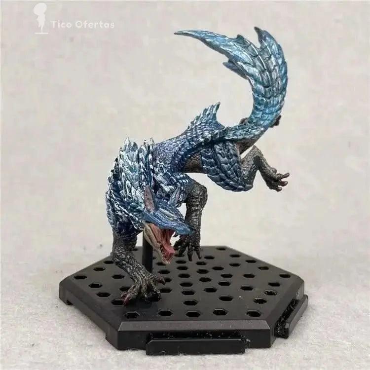 Caja de Monstruos Monster Hunter CFB - Huevo de Dragón de Hielo, Velociraptor, Lobo de Trueno Blanco, León Dorado y Explosión de Fuego | Coleccionable en Costa Rica