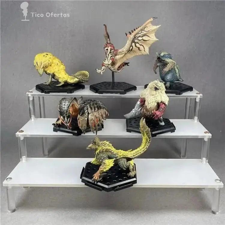 Caja de Monstruos Monster Hunter CFB - Huevo de Dragón de Hielo, Velociraptor, Lobo de Trueno Blanco, León Dorado y Explosión de Fuego | Coleccionable en Costa Rica - Tico Ofertas 
