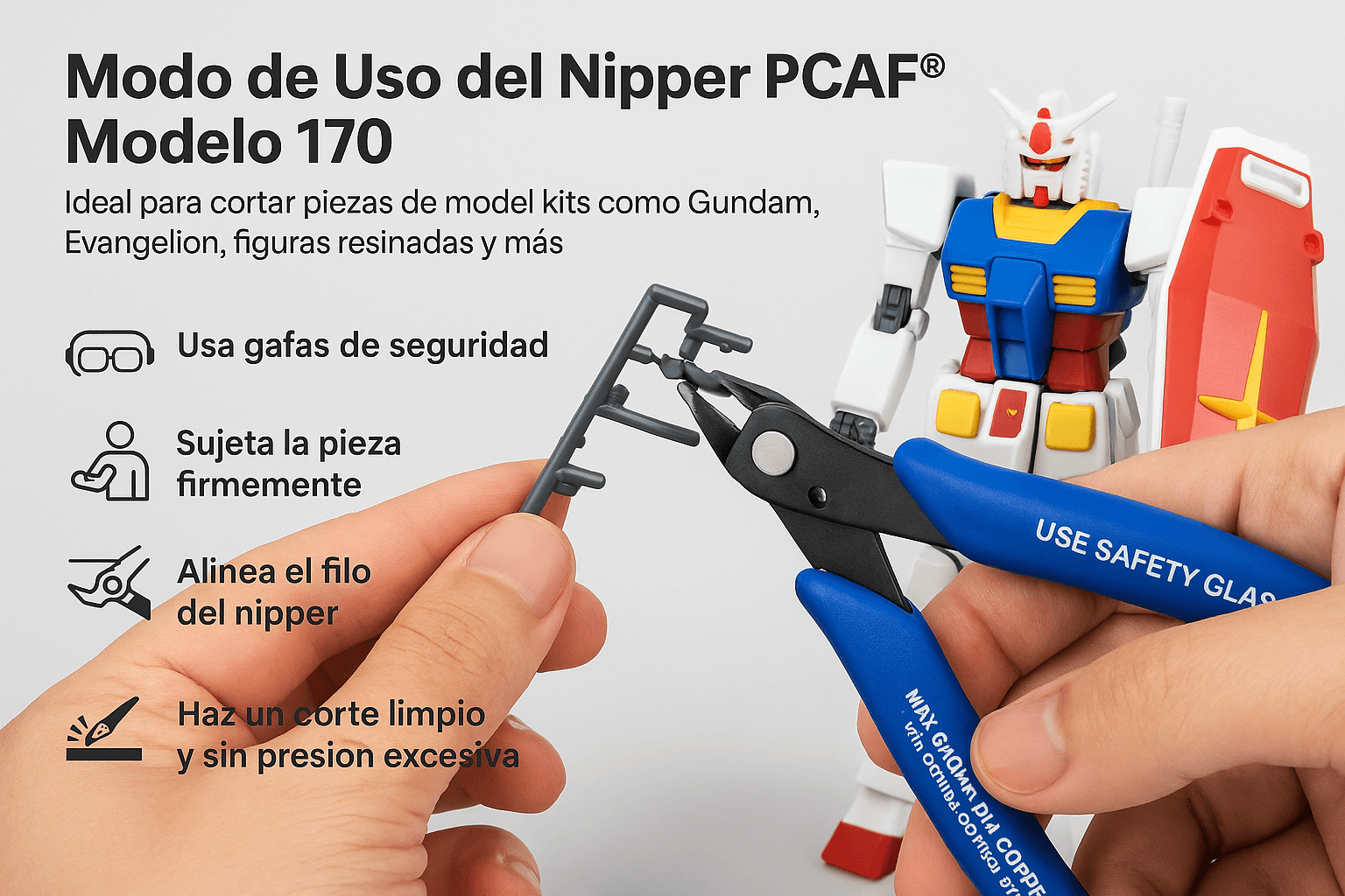 Nipper Profesional | Alicate de Corte para Gunpla y Model Kits | Tienda Anime Tico Ofertas