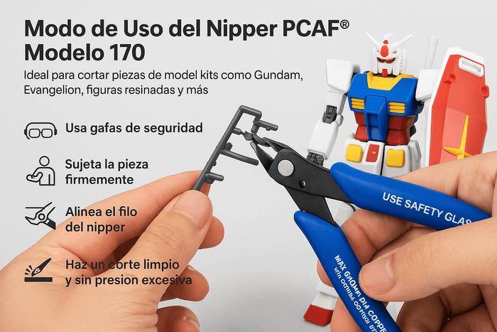 Model kit — Nipper Profesional | Alicate de Corte para Gunpla y Model Kits | Tienda Anime Tico Ofertas