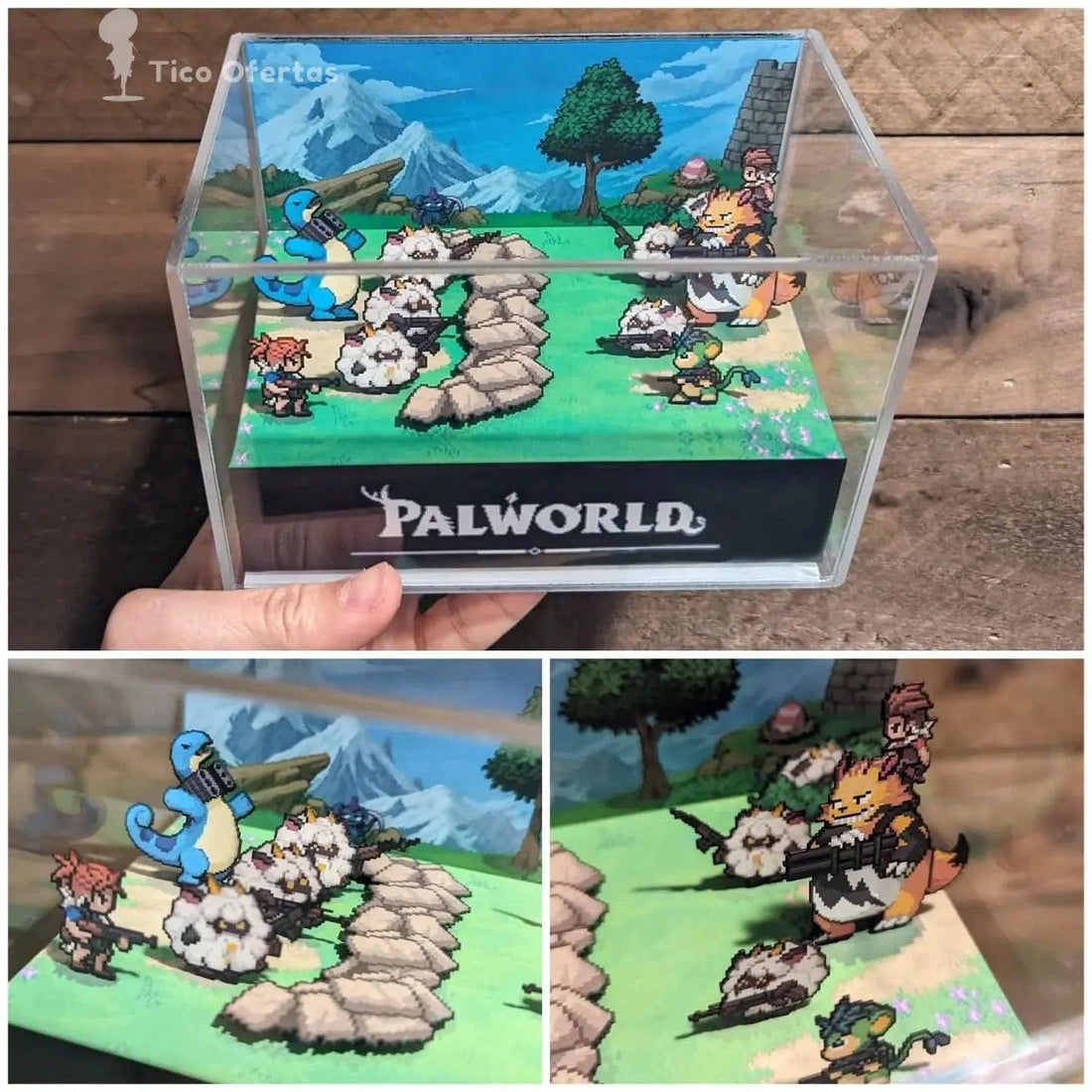 Cubo de Acrílico Diorama 3D de Serie Favorita