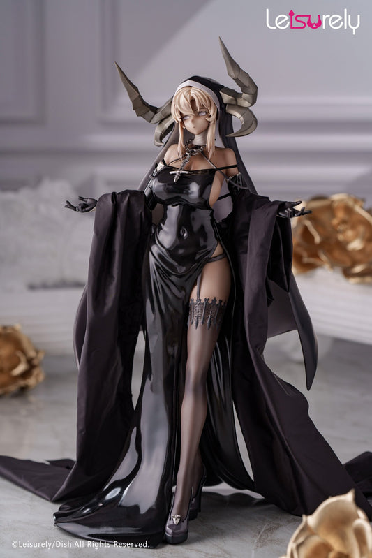 Slate Gray Estatuilla Leisurely | Black Nun  Tienda Anime | Tico Ofertas