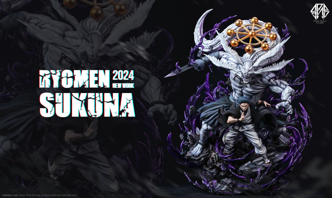 Figura Jujutsu Kaisen | Sukuna & Megumi Fushiguro & Makora | Space Realm Studio | Tienda Anime | Tico Ofertas