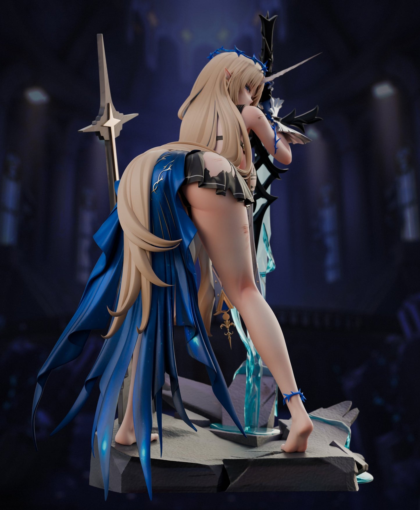 Black Estatuilla Wuthering Waves | Cartethyia | Tienda Anime | Tico Ofertas