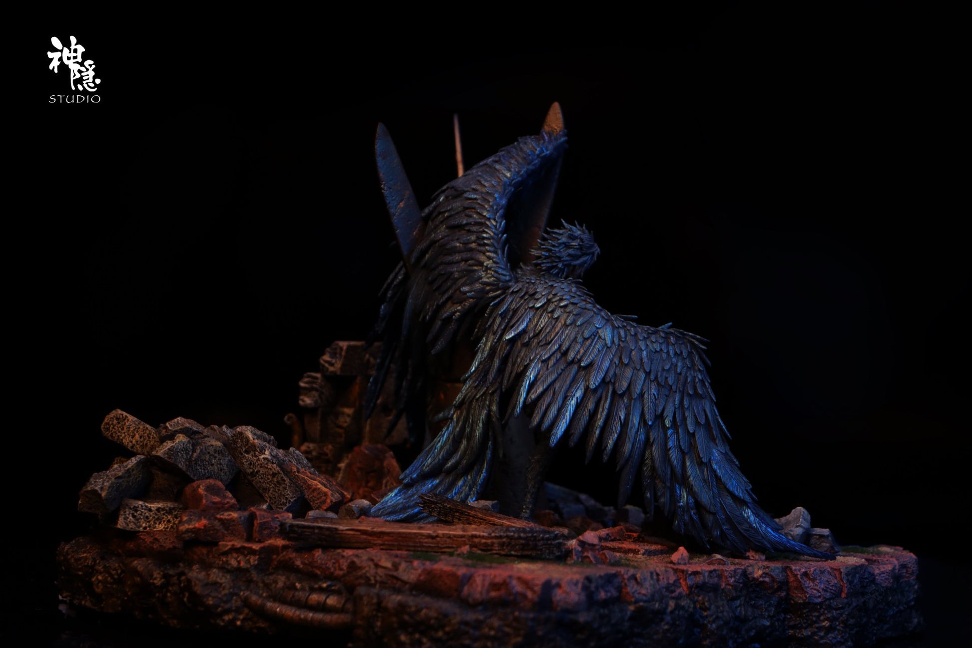 Black Estatuilla Howl's Moving Castle | Howl & Sophie | Tienda Anime | Tico Ofertas