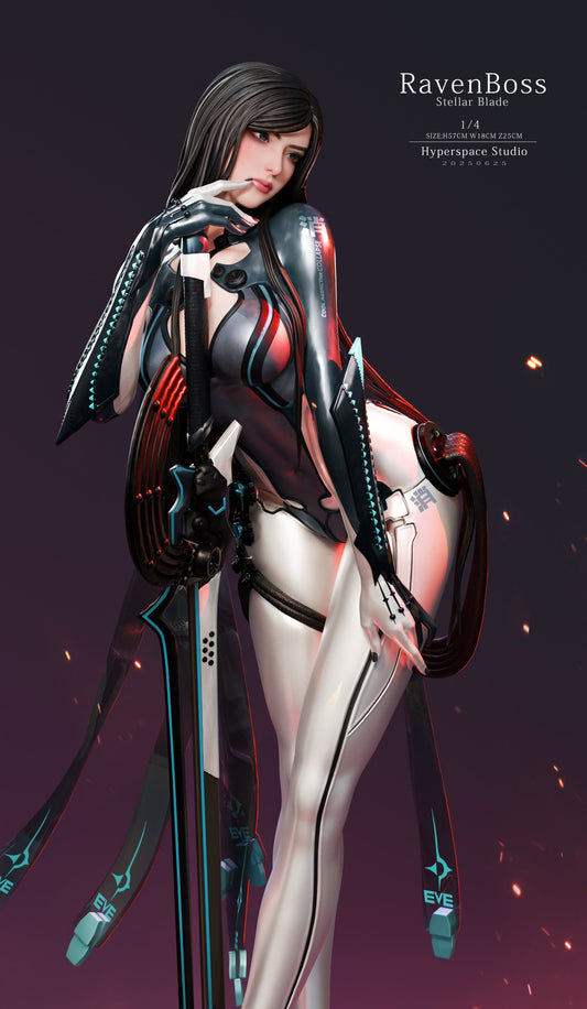 Dark Slate Gray Estatuilla Stellar Blade | Raven Boss | Tienda Anime | Tico Ofertas