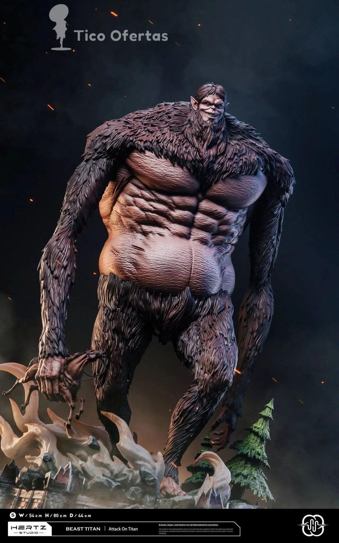 Descubre la Imponente Figura de Zeke Jaeger - Beast Titan de Hertz Studio | Figuras Anime Costa Rica, Inspirada en Attack on Titan