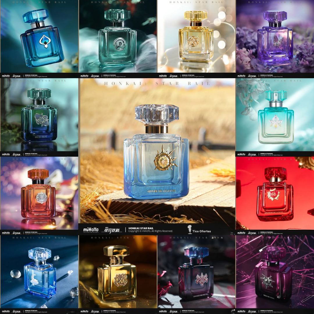 Dark Slate Gray Estatuilla Honkai: Star Rail | Galactic Scent Series Perfume | miHoYo | Perfumen Anime | Tico Ofertas