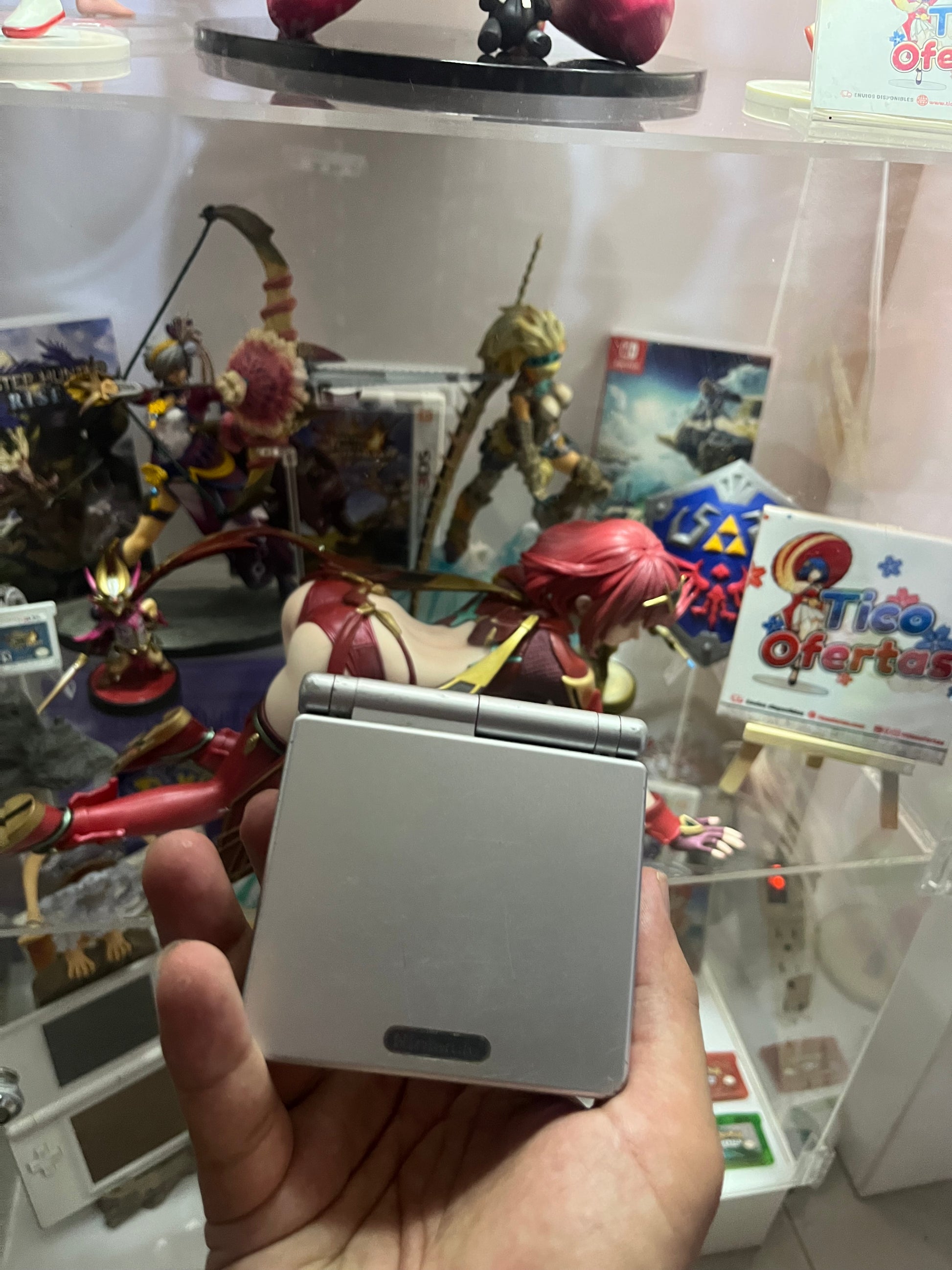 Slate Gray Game Boy Advance SP – Consola portátil retro original Nintendo | Consolas Costa Rica  |  Tico Ofertas