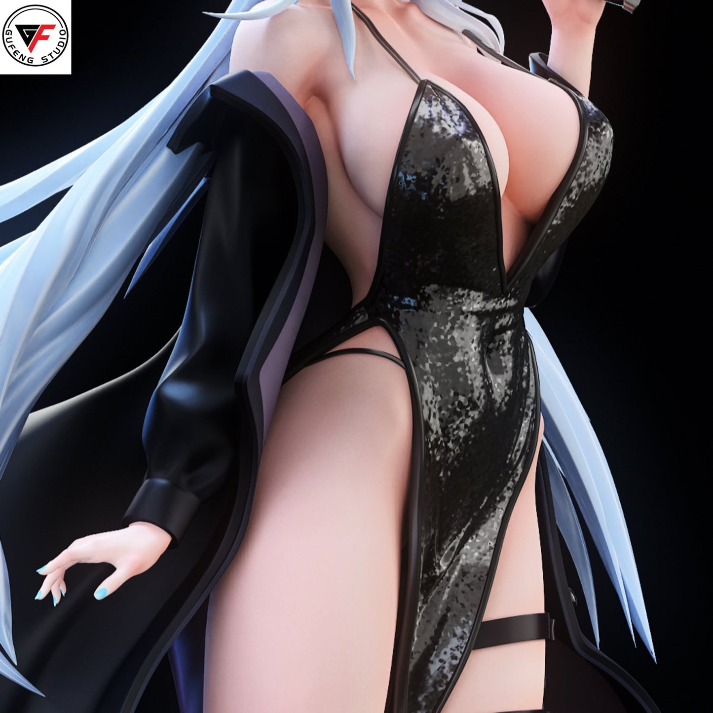 Black Estatuilla Azur Lane | Sovetskaya Soyuz | Tienda Anime | Tico Ofertas
