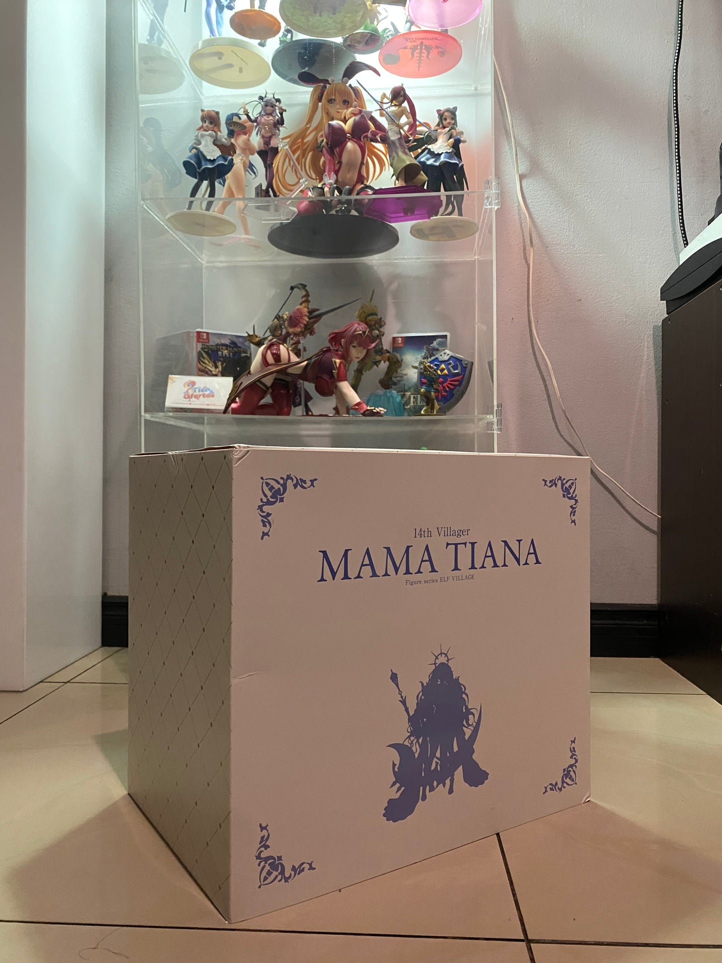 Slate Gray Estatuilla Elf Village | Mama Tiana | Vertex | 14th Villager | tienda anime Tico Ofertas