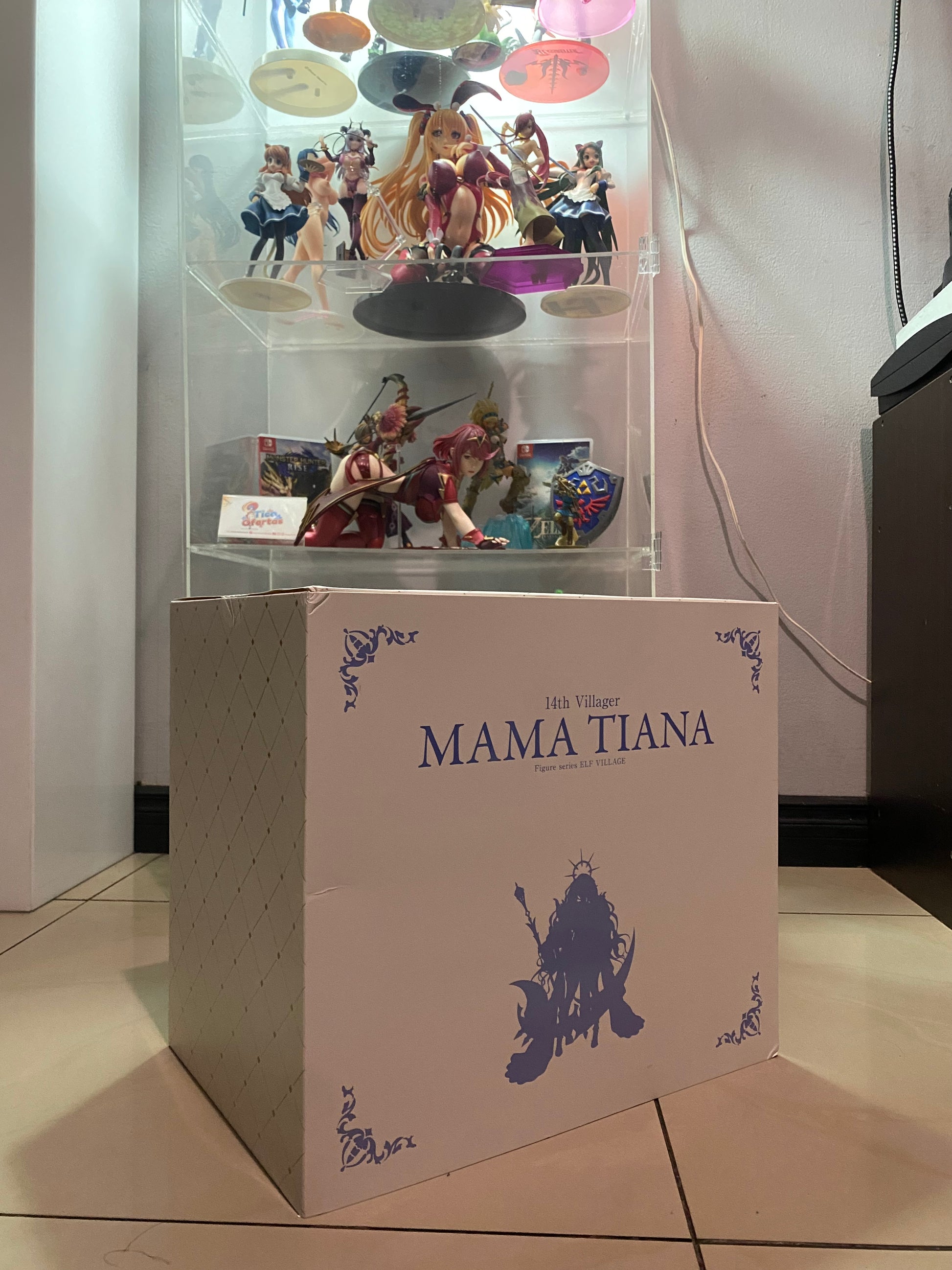 Slate Gray Estatuilla Elf Village | Mama Tiana | Vertex | 14th Villager | tienda anime Tico Ofertas