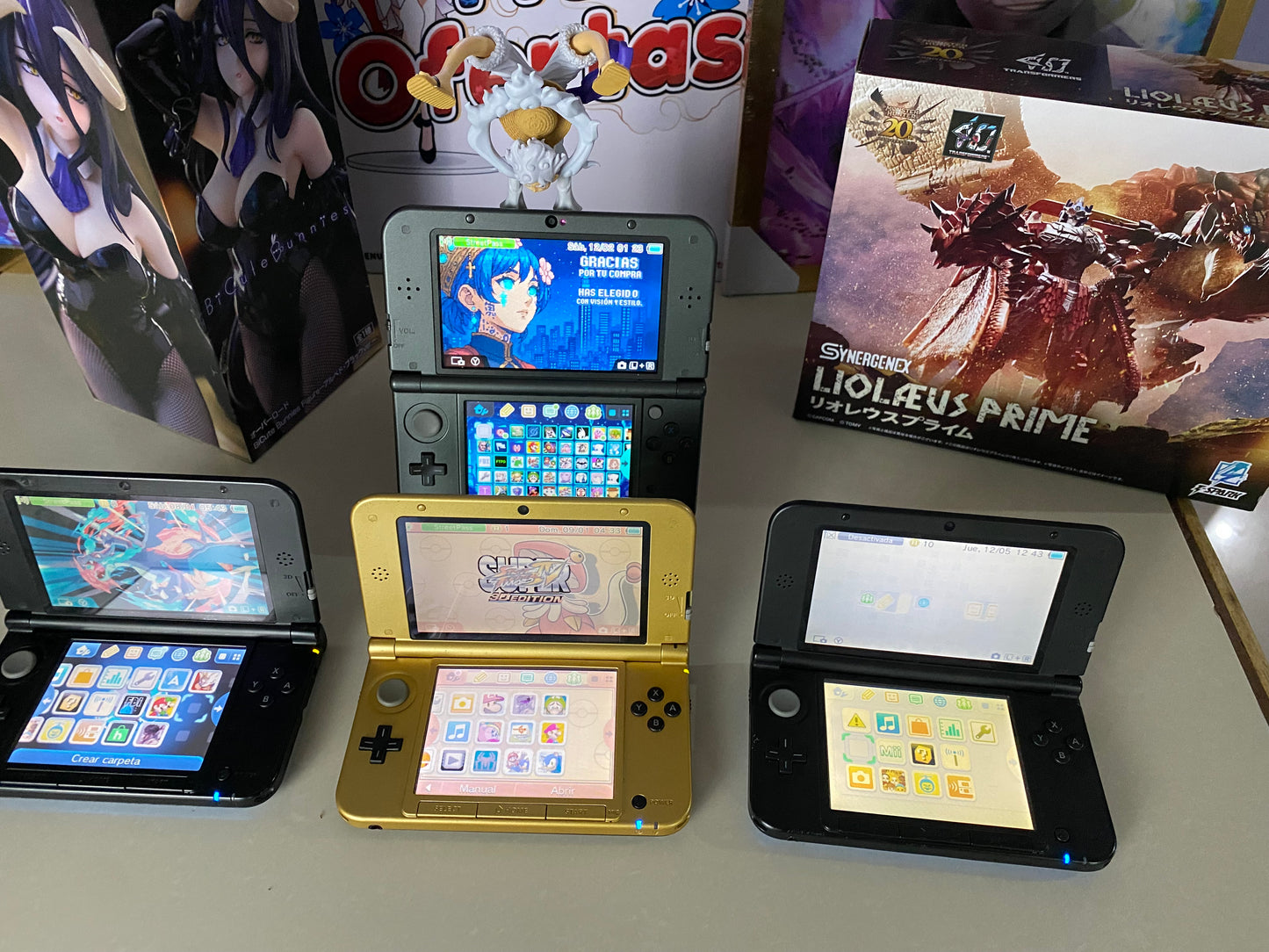 Dark Slate Gray Nintendo 3DS / New 3DS XL / 2DS – Consolas Retro con Hack + Juegos Incluidos