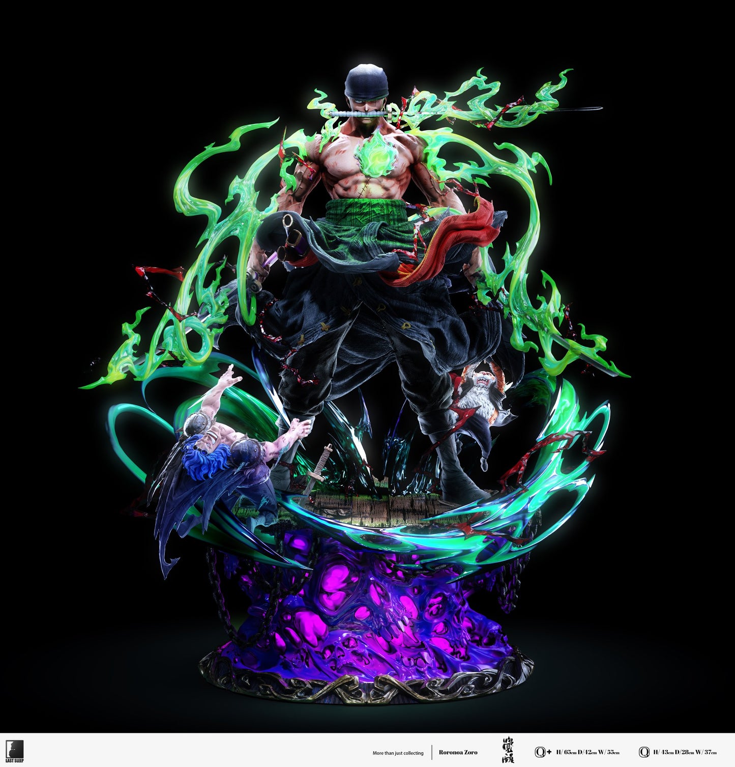 Estatuilla One Piece | Roronoa Zoro | LAST SLEEP Studio | Awakening Zoro | Tico Ofertas