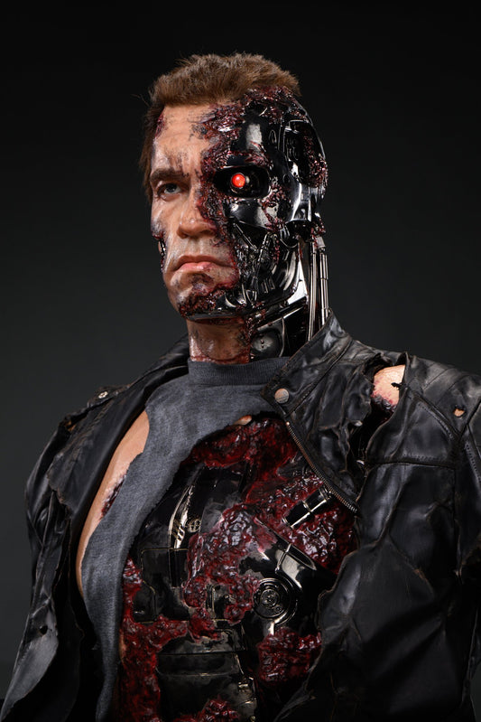 Black Estatuilla The Terminator | T-850 – Life Size Bust | Inner Studio | Tico Ofertas