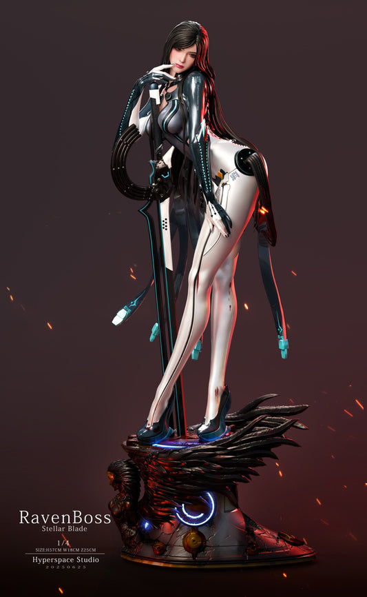 Dark Slate Gray Estatuilla Stellar Blade | Raven Boss | Tienda Anime | Tico Ofertas