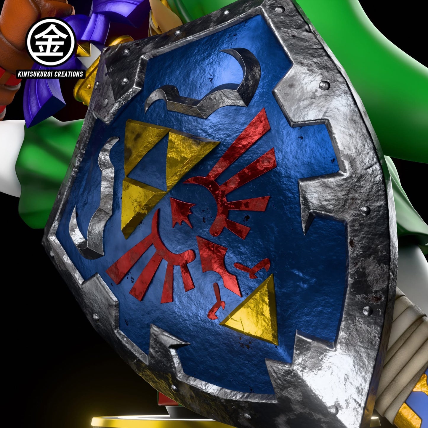 Dark Slate Gray Estatuilla The Legend of Zelda | Adult Link & Dark Link | Tienda Anime | Bust 1/2 & 1/1 | Tico Ofertas