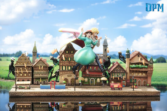 Powder Blue Estatuilla Howl's Moving Castle | Sophie y Howl | OPM Studio | tienda anime | Tico Ofertas
