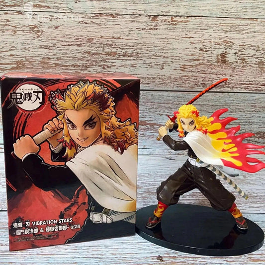 Figura Anime Demon Slayer Rengoku Kyoujurou - PVC Fighting Kimetsu No Yaiba | Figuras Anime Costa Rica, Modelo Coleccionable y Regalo para Niños Tico Ofertas