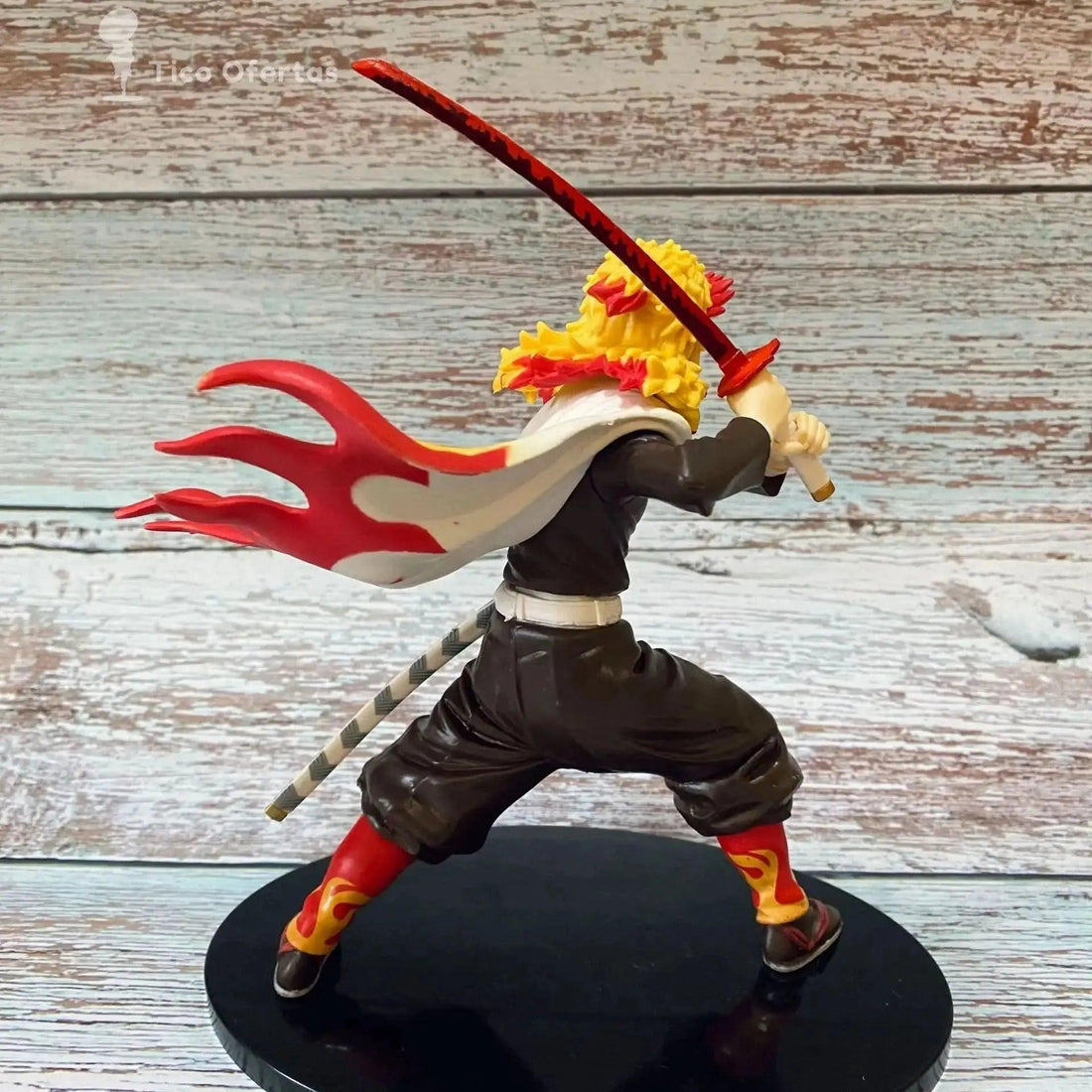 Figura Anime Demon Slayer Rengoku Kyoujurou - PVC Fighting Kimetsu No Yaiba | Figuras Anime Costa Rica, Modelo Coleccionable y Regalo para Niños