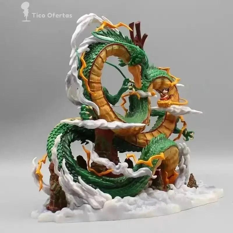 Figura Anime Dragon Ball Z 22CM - Shenron con Kid Goku | Figuras Anime Costa Rica, Modelo PVC de Acción, Estatua Coleccionable y Juguete - Tico Ofertas 