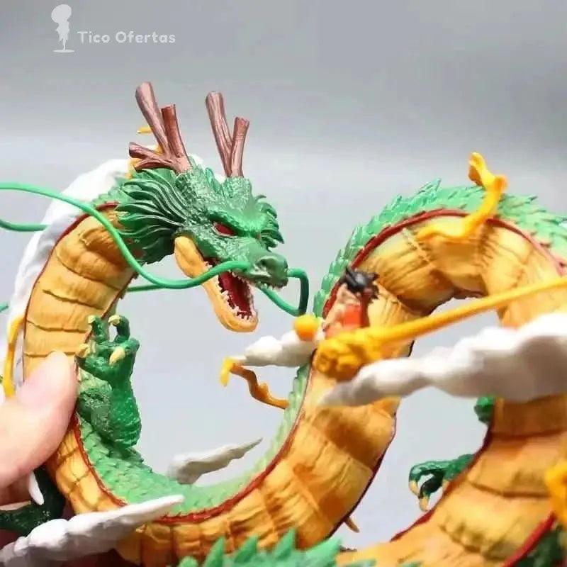 Figura Anime Dragon Ball Z 22CM - Shenron con Kid Goku | Figuras Anime Costa Rica, Modelo PVC de Acción, Estatua Coleccionable y Juguete - Tico Ofertas 