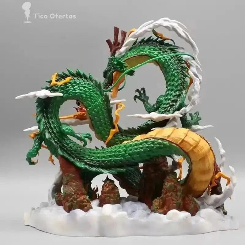 Figura Anime Dragon Ball Z 22CM - Shenron con Kid Goku | Figuras Anime Costa Rica, Modelo PVC de Acción, Estatua Coleccionable y Juguete - Tico Ofertas 