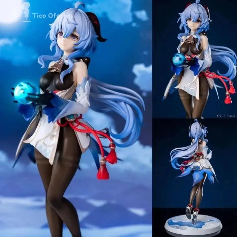 Figura Anime Genshin Impact 23cm - Ganyu Plenilune Gaze Ver. | Modelo de Acción PVC y Juguete para Niños en Costa Rica
