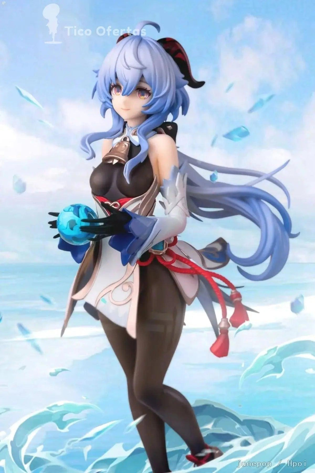 Figura Anime Genshin Impact 23cm - Ganyu Plenilune Gaze Ver. | Modelo de Acción PVC y Juguete para Niños en Costa Rica