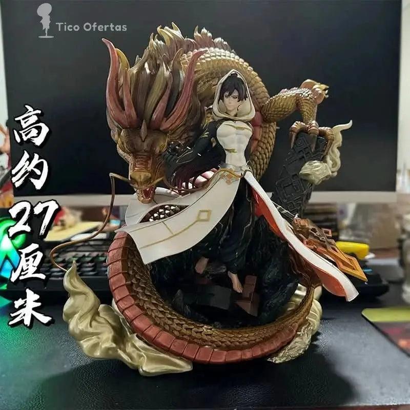Figura Anime Genshin Impact 27CM - Zhongli, Rock King Emperor Morax | Figuras Anime Costa Rica, Modelo de Colección PVC, Juguete de Acción y Regalo