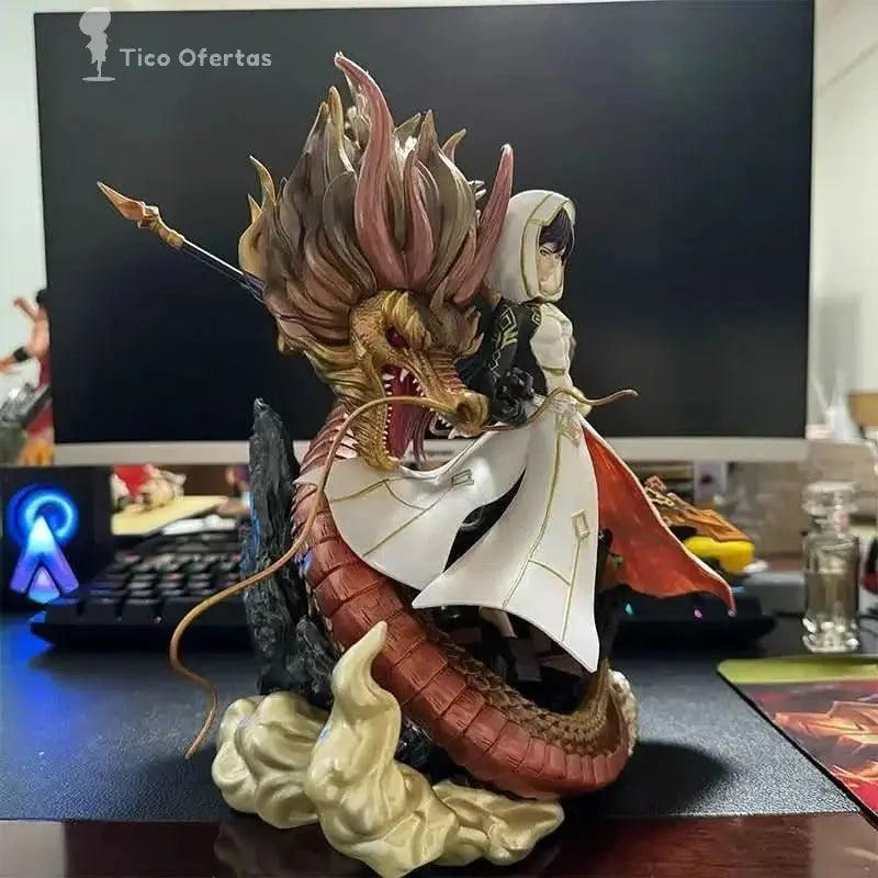 Figura Anime Genshin Impact 27CM - Zhongli, Rock King Emperor Morax | Figuras Anime Costa Rica, Modelo de Colección PVC, Juguete de Acción y Regalo