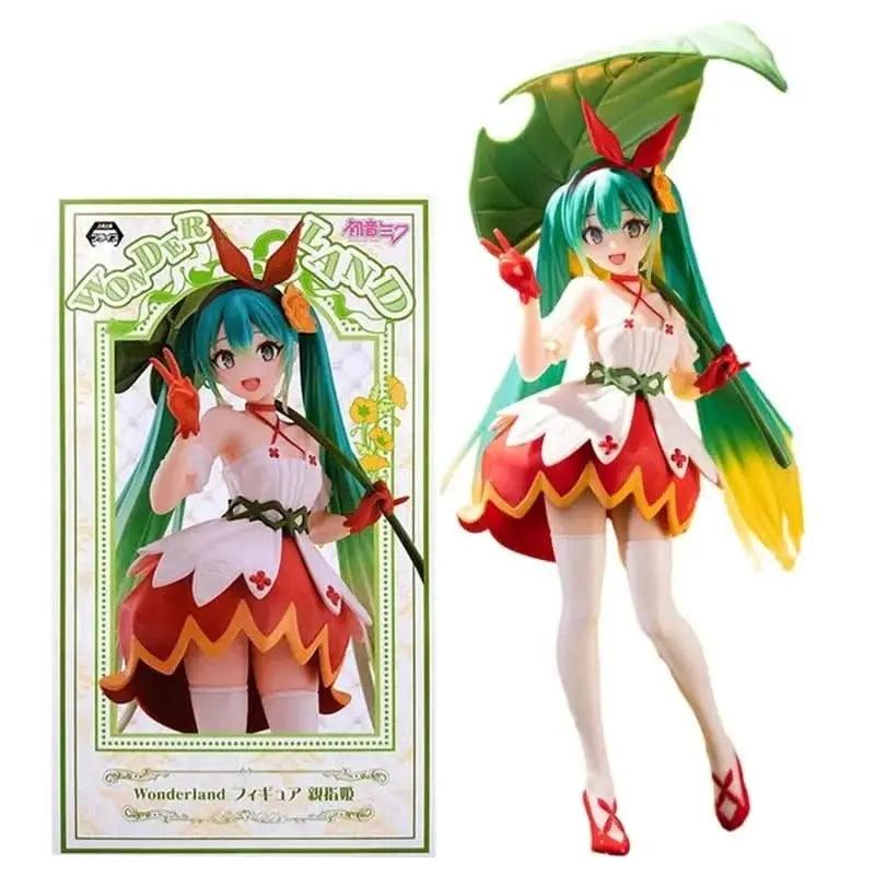 Figura Anime Hatsune Miku 21cm - Kawaii Thumbelina Vocaloid Wonderland | Modelo de Acción PVC Coleccionable y Regalo en Costa Rica