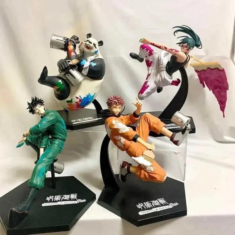 Figura Jujutsu Kaisen Graffiti Battle - Fushiguro Megumi & Kugisaki Nobara PVC 16CM | Tico Ofertas Costa Rica