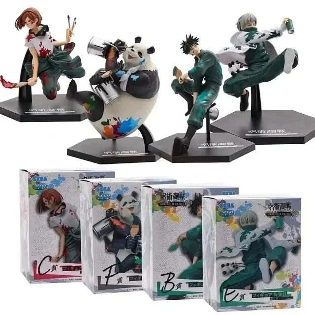 Dark Gray Figura Jujutsu Kaisen Graffiti Battle - Fushiguro Megumi & Kugisaki Nobara PVC 16CM | Tico Ofertas Costa Rica