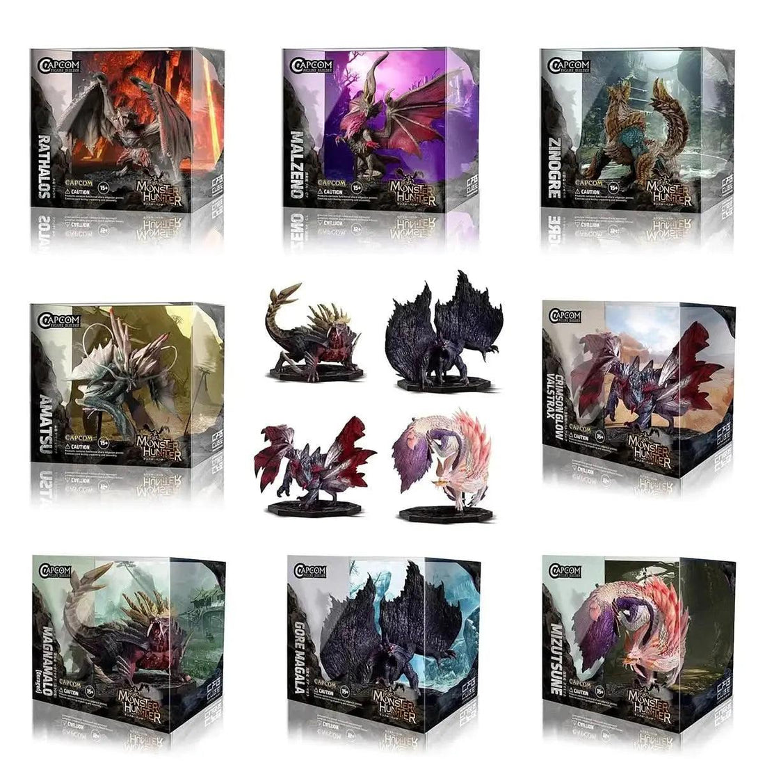 Figura Monster Hunter CUBE - Zinogre, Amatsu, Crimson Glow Valstrax & Más | Tico Ofertas Costa Rica