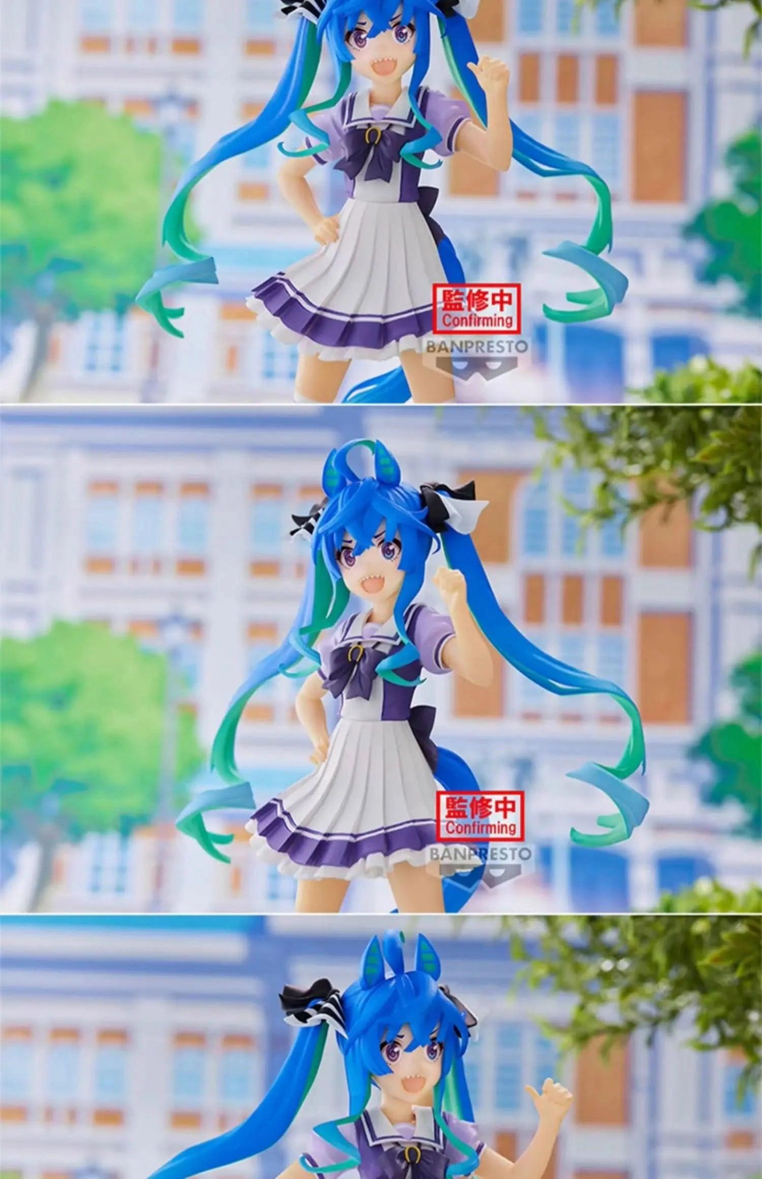 Figura Movible Bandai FuRyu Jockey Girl - Twin Turbo, Oguri Hat, y Sun God | Coleccionable y Regalo en Costa Rica - Tico Ofertas 