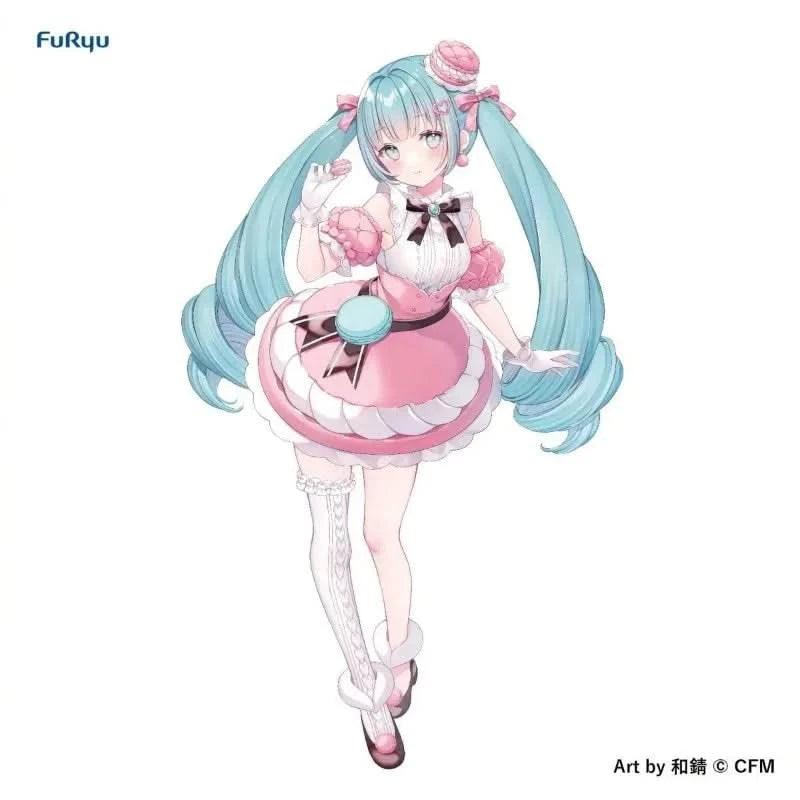 Figura Original FuRyu Hatsune Miku todos los estilos - SweetSweets Macaroon Ver. 21cm | Modelo de Colección y Regalo en Costa Rica - Tico Ofertas 