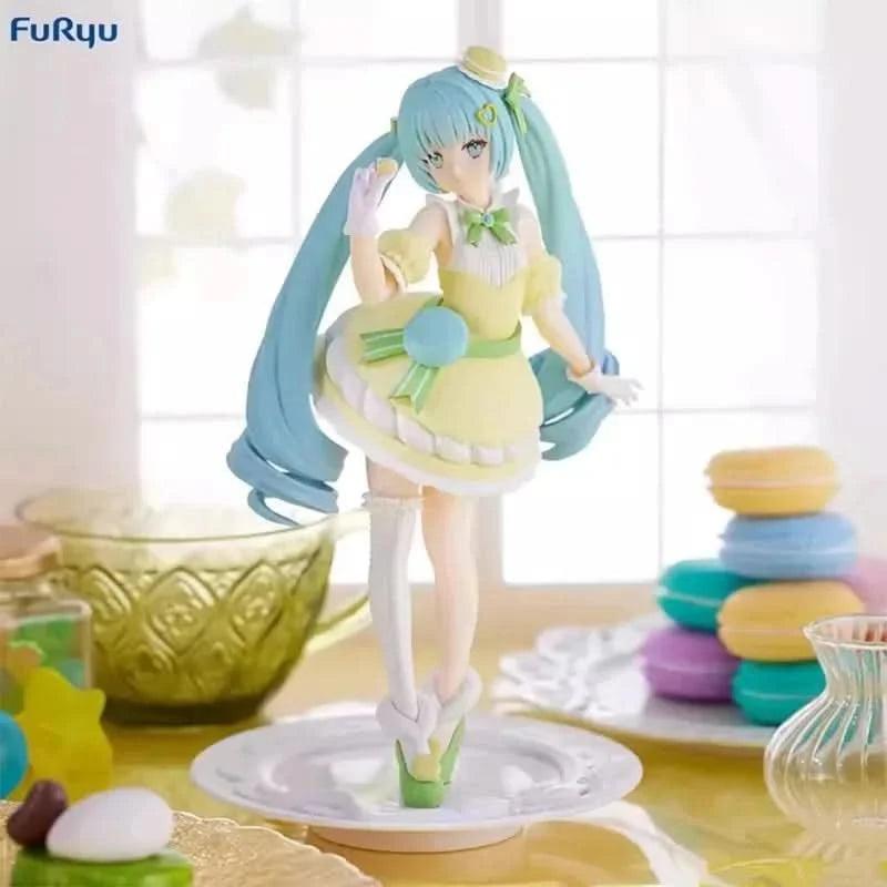 Figura Original FuRyu Hatsune Miku todos los estilos - SweetSweets Macaroon Ver. 21cm | Modelo de Colección y Regalo en Costa Rica - Tico Ofertas 