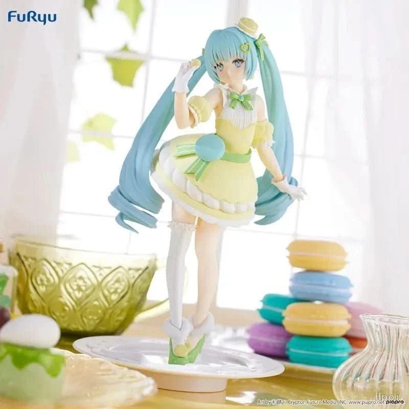 Figura Original FuRyu Hatsune Miku todos los estilos - SweetSweets Macaroon Ver. 21cm | Modelo de Colección y Regalo en Costa Rica - Tico Ofertas 