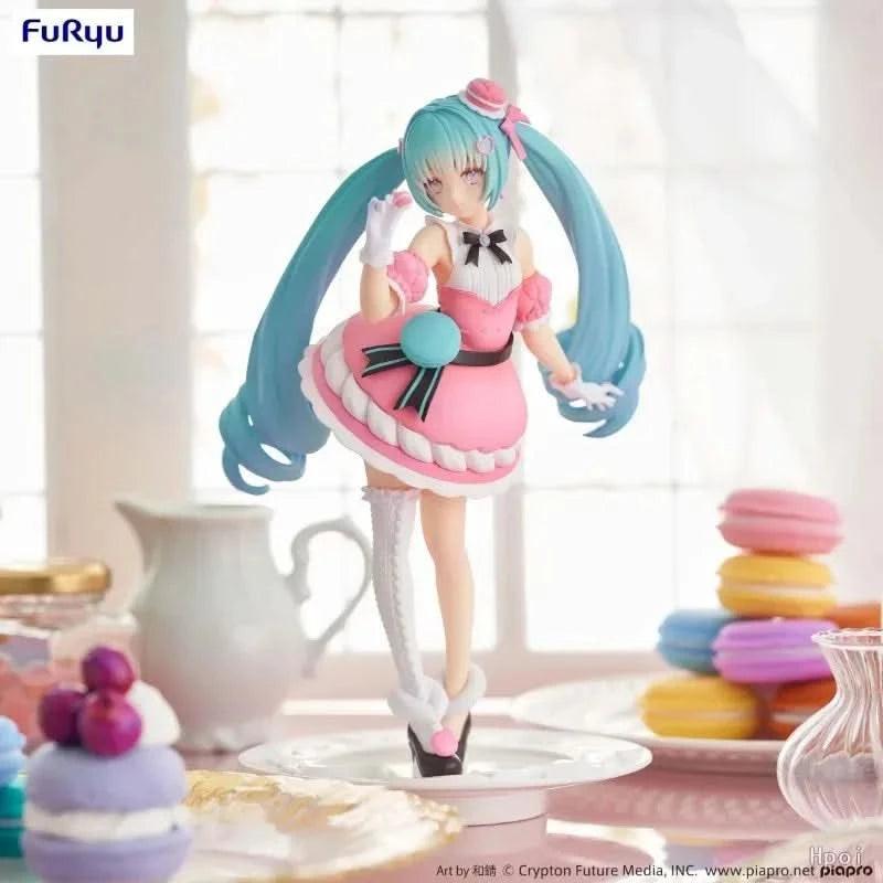 Figura Original FuRyu Hatsune Miku todos los estilos - SweetSweets Macaroon Ver. 21cm | Modelo de Colección y Regalo en Costa Rica - Tico Ofertas 