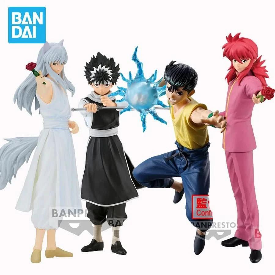 Figura de Acción Banpresto YuYu Hakusho 30° Aniversario - Yuusuke Urameshi, Kuwabara Kazuma y Kurama | Colección Anime DXF en Costa Rica