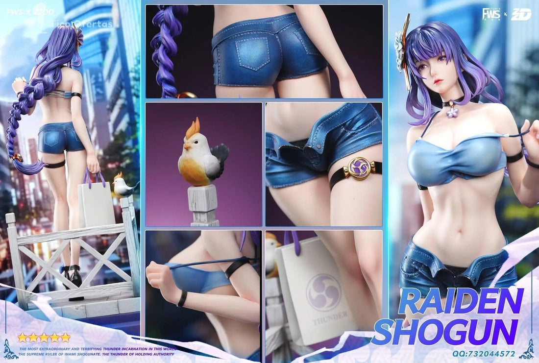 Figura Genshin Impact Raiden Shogun  Tienda Anime costa rica