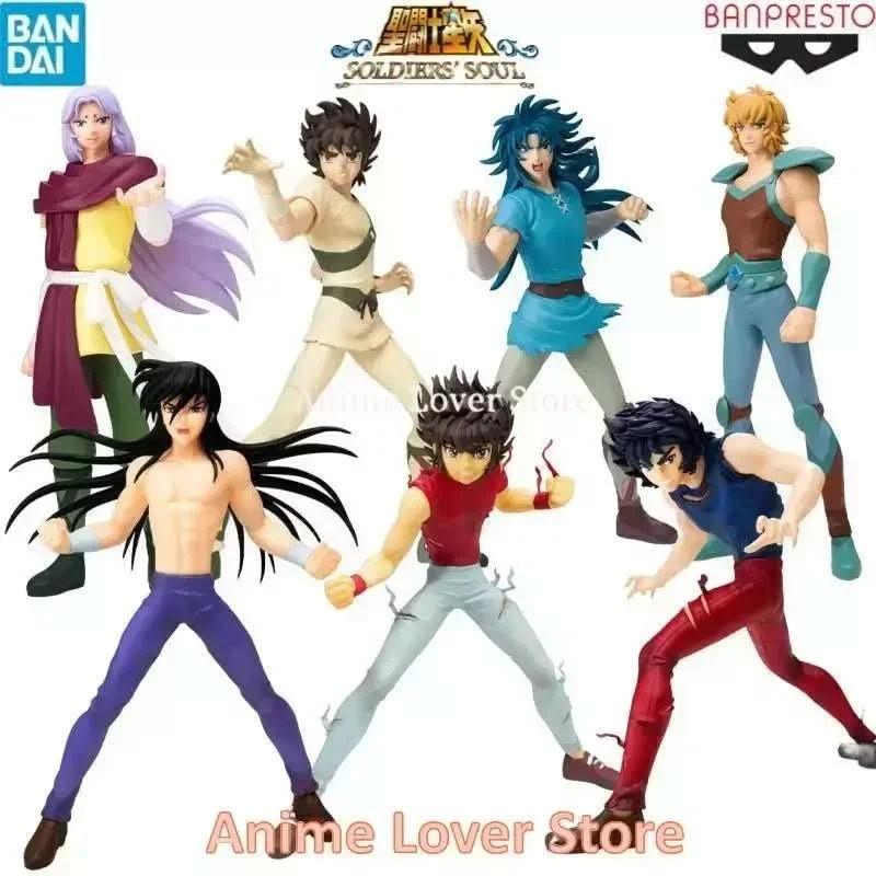 Figuras Originales Bandai Banpresto Saint Seiya - Ikki, Seiya, Shiryu, Mu, Kanon y Aiolia | Coleccionables de Anime en Costa Rica