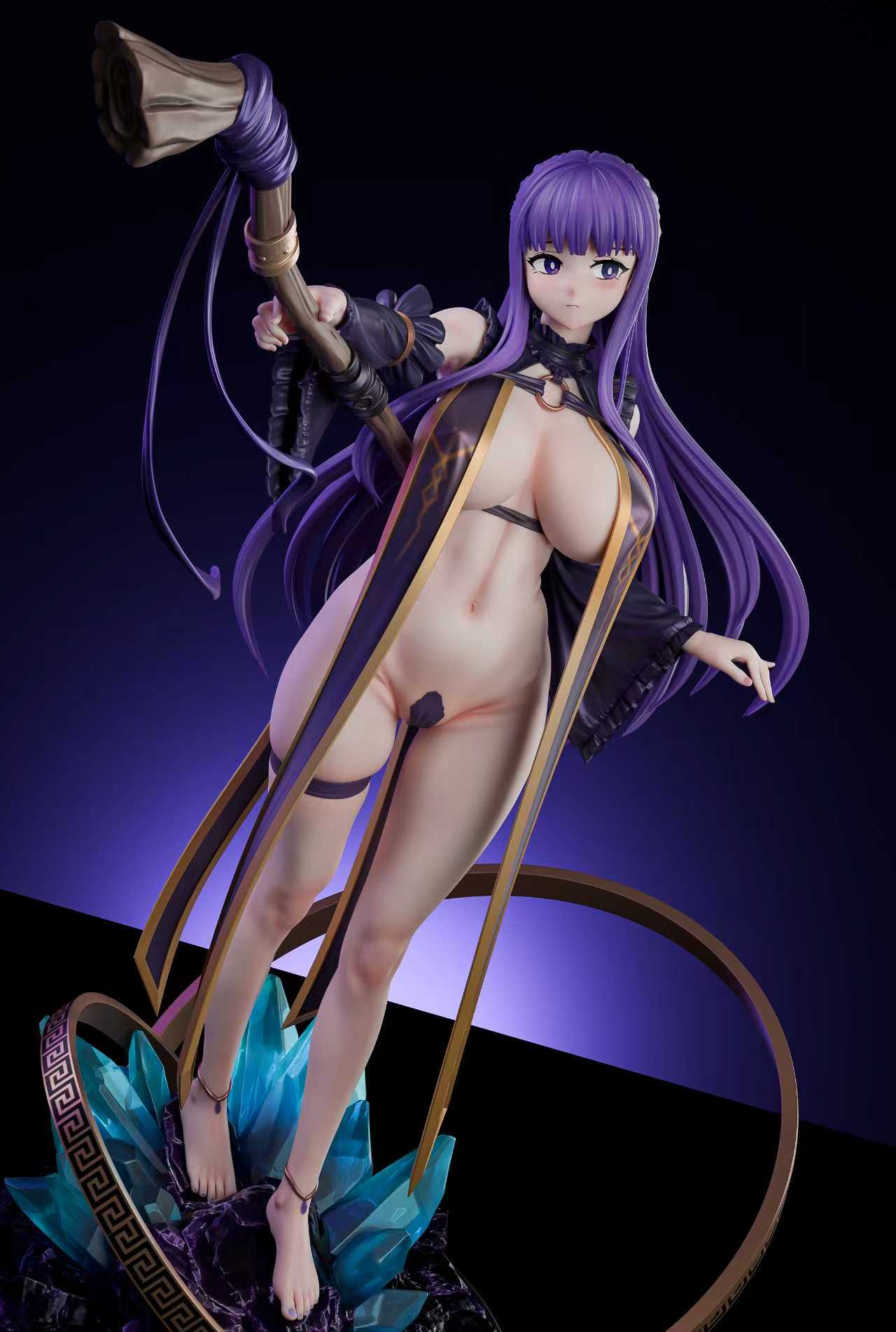 Black Estatuilla Frieren: Beyond Journey’s End | Fern | Genius Bee Studio | Tienda Anime | Tico Ofertas