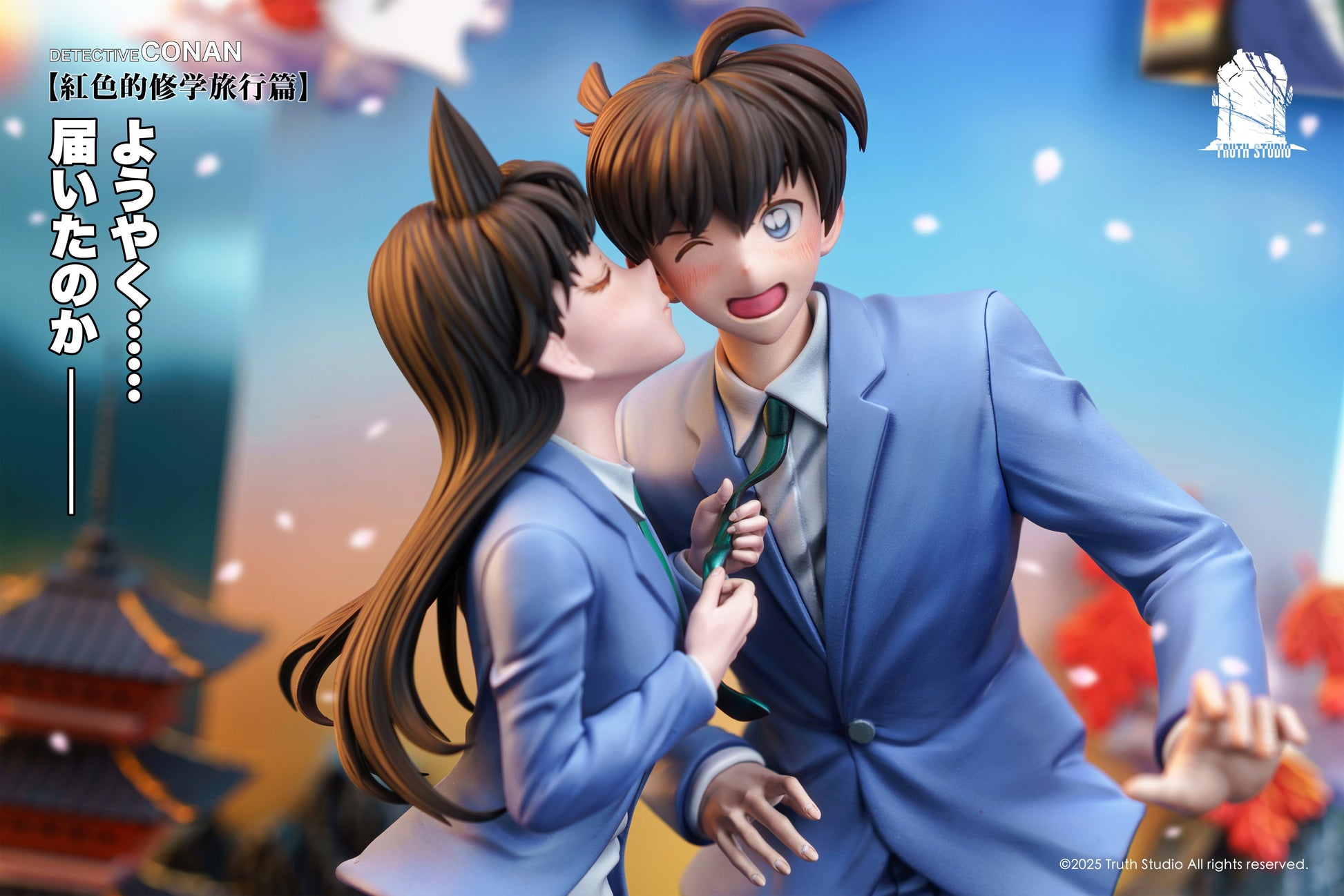Sky Blue Estatuilla Detective Conan | Shinichi Kudo & Ran Mori | Truth Studio | Tienda Anime | Tico Ofertas