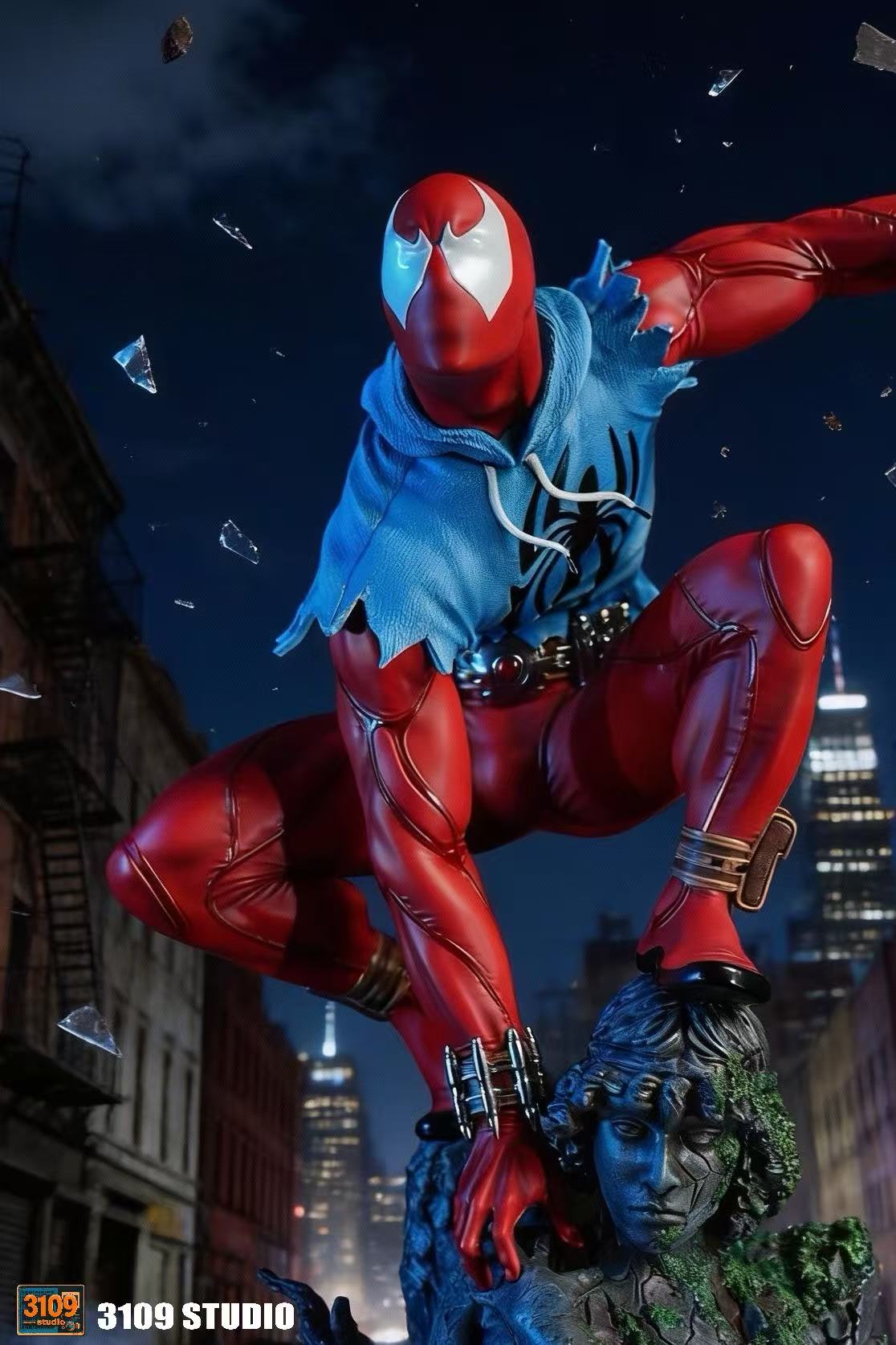 Black Estatuilla Marvel | Scarlet Spider | 3109 Studio | Tienda Anime | Tico Ofertas