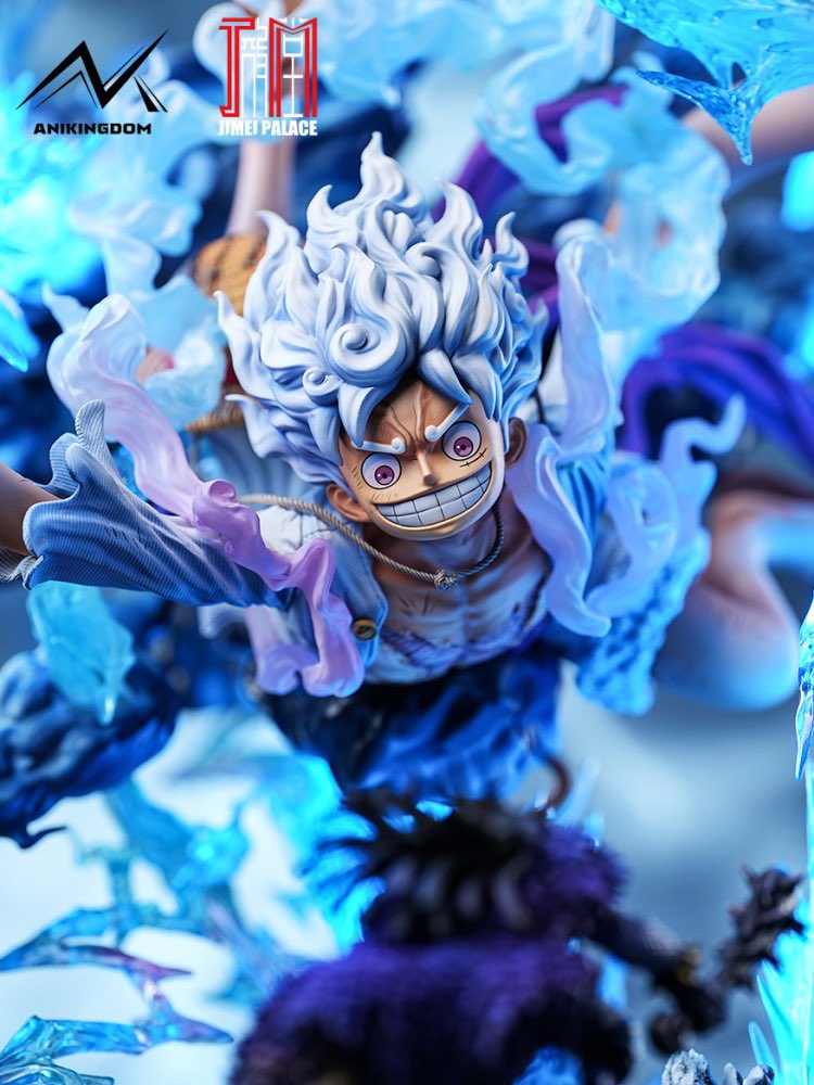 Steel Blue Figura Jimei Palace x AniKingdom Studio - Nika Luffy | One Piece | Tienda Anime Tico Ofertas