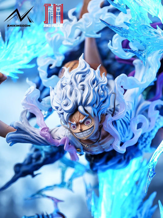 Sky Blue Figura Jimei Palace x AniKingdom Studio - Nika Luffy | One Piece | Tienda Anime Tico Ofertas