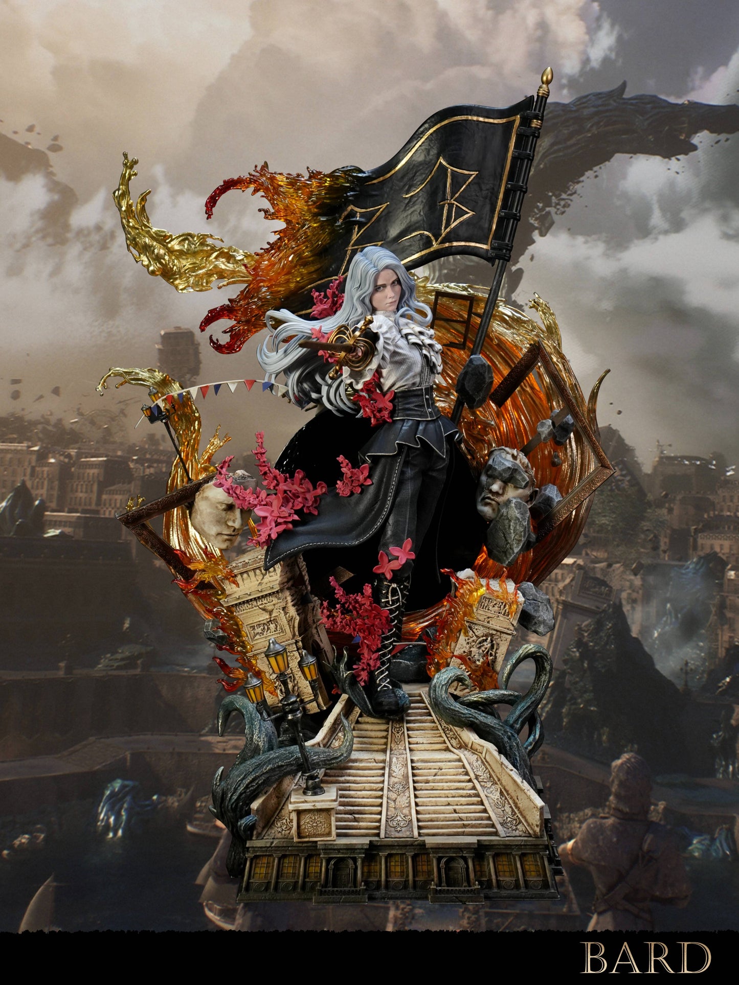 Dark Slate Gray Estatuilla Clair Obscur: Expedition 33 | Maelle | Bard Studio | Tienda anime | Tico Ofertas